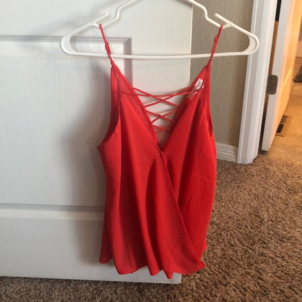 Dark Coral tank top